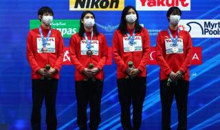 2021游泳世锦赛奖牌榜